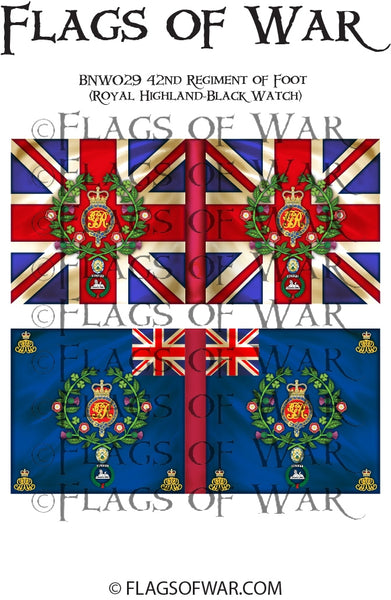 NAPB029 42nd Regiment of Foot (Royal Highland-Black Watch) – Flags
