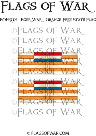BOER02 - Boer War - Orange Free State Flag