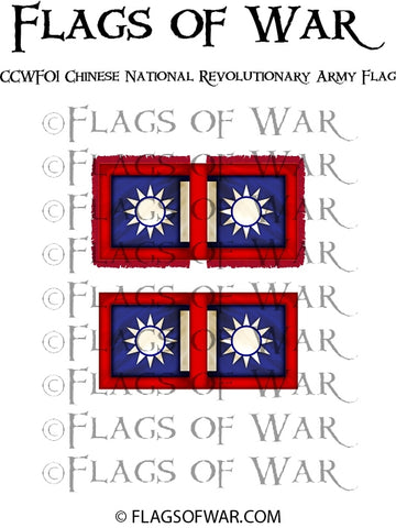CCWF01 Chinese National Revolutionary Army Flag