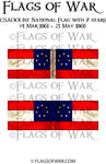 CSA001 1st National Flag with 7 stars (4 Mar 1861 – 21 May 1861)