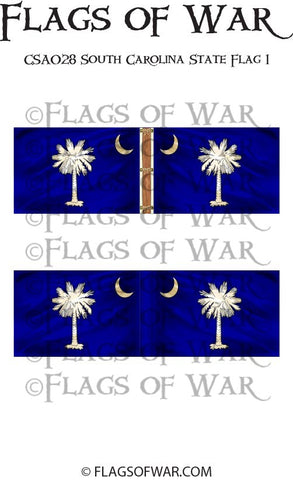 CSA028 South Carolina State Flag 1