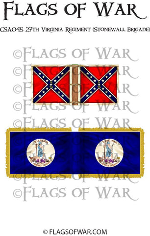 CSA045 27th Virginia Regiment (Stonewall Brigade)