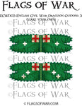 ECWD03 English Civil War Dragoon Guidons 3 (Make your own)