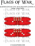 ECWD04 English Civil War Dragoon Guidons 4 (Make your own)