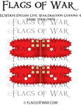 ECWD04 English Civil War Dragoon Guidons 4 (Make your own)