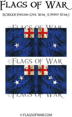 ECWG01 English Civil War 5 Point Star 1 (Make your own)
