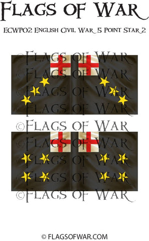 ECWG02 English Civil War 5 Point Star 2 (Make your own)