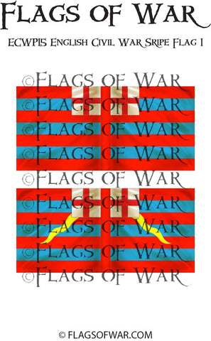 ECWG15 English Civil War Sripe Flag 1 (Make your own)