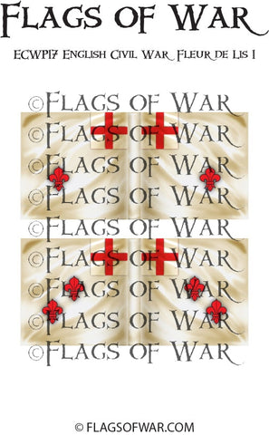 ECWG17 English Civil War Fleur de Lis 1 (Make your own)