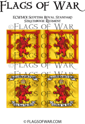 ECWM01 Scottish Royal Standard - Strathbogie Regiment