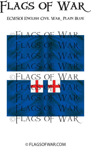 ECWS01 English Civil War Plain Blue