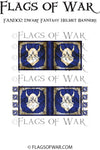 FAND02 Dwarf Fantasy Helmet Banners