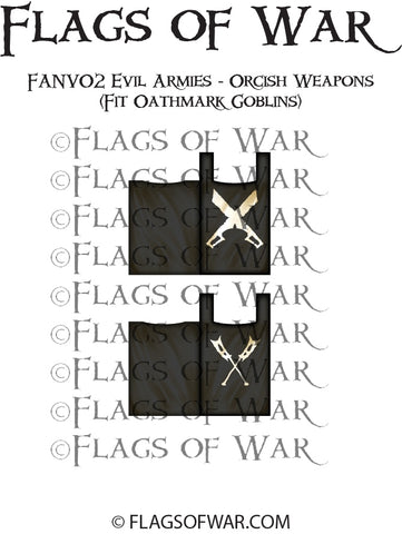FANV02 Evil Armies - Orcish Weapons (Fit Oathmark Goblins)