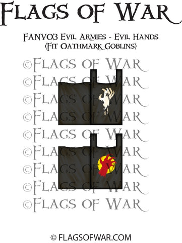 FANV03 Evil Armies - Evil Hands (Fit Oathmark Goblins)