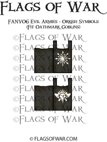 FANV06 Evil Armies - Orkish Symbols (Fit Oathmark Goblins)