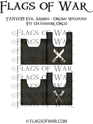 FANV09 Evil Armies - Orcish Weapons (Fit Oathmark Orcs)