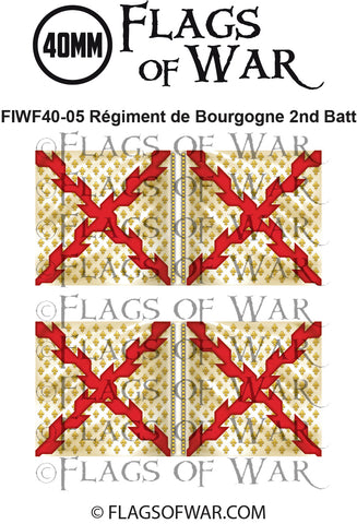 FIWF40-05 Régiment de Bourgogne 2nd Batt