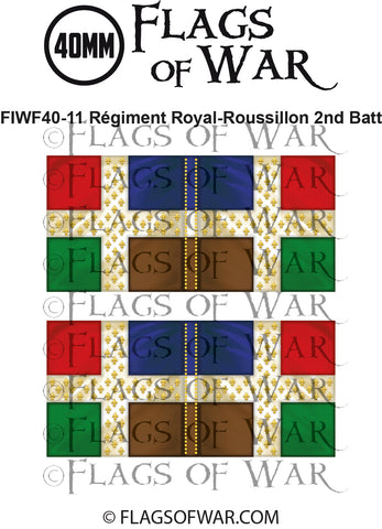 FIWF40-11 Régiment Royal-Roussillon 2nd Batt