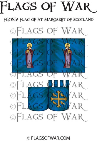FLOS17 Flag of St Margaret of scotland