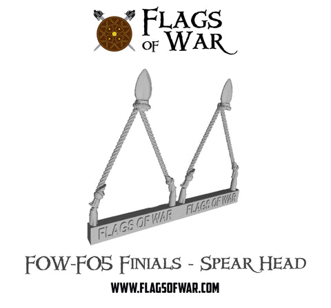 FOW-F05 Finials - Spear Head
