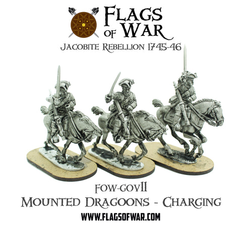 FOW-GOV11 Mounted Dragoons - Charging