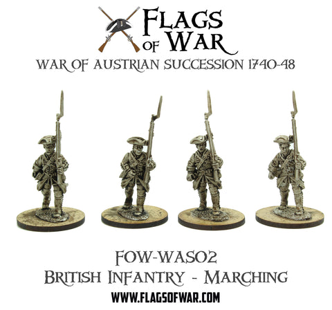 FOW-WAS02 British Infantry - Marching