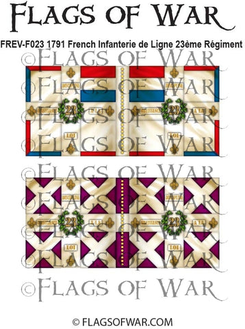 FREV-F023 1791 French Infanterie de Ligne 23ème Régiment