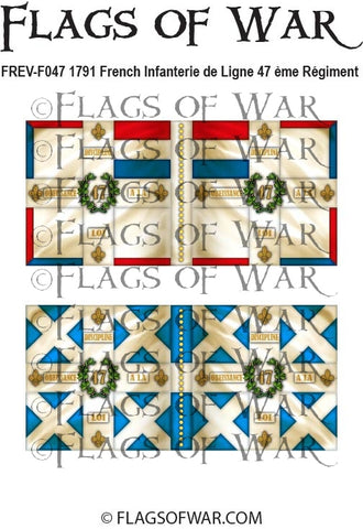 FREV-F047 1791 French Infanterie de Ligne 47 ème Régiment