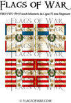 FREV-F075 1791 French Infanterie de Ligne 75 ème Régiment
