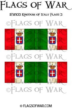 IEWI03 Kingdom of Italy Flags 3