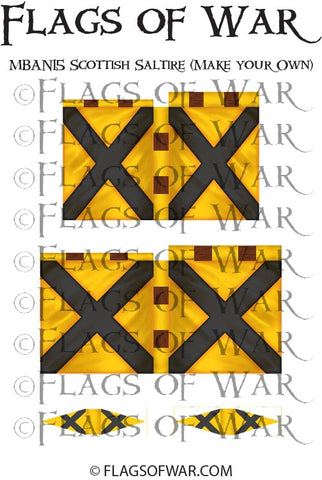 MBAN15 Scottish Saltire (Make your Own)