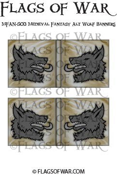 MFAN-S03 Medieval Fantasy Alt Wolf Banners
