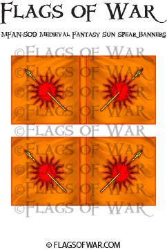 Sun Banner Fantasy Fan - Human – Flags of War