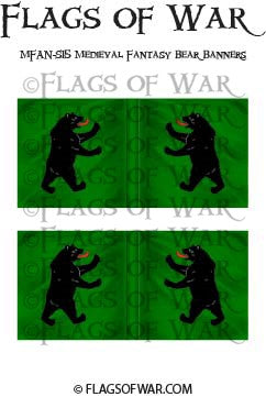 MFAN-S15 Medieval Fantasy Bear Banners