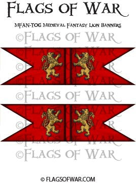 MFAN-T06 Medieval Fantasy Lion Banners