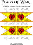 MFAN-T07 Medieval Fantasy Heart Banners