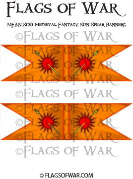 MFAN-T09 Medieval Fantasy Sun Spear Banners – Flags of War