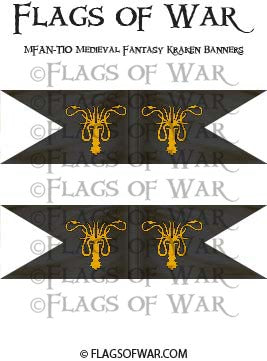 MFAN-T10 Medieval Fantasy Kraken Banners