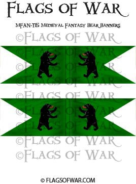 MFAN-T15 Medieval Fantasy Bear Banners
