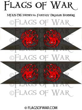 MFAN-T16 Medieval Fantasy Dragon Banners