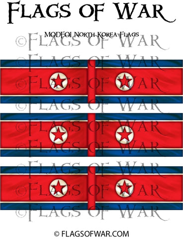 MODF01 North Korea Flags