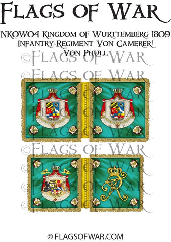 NAPW04 Kingdom of Wurttemberg 1809 Von Camerer-Von Phull