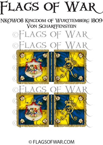 NAPW09 Kingdom of Wurttemberg 1809 Von Scharffenstein