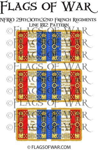 NAPF-1812-L10 29th,30th,32nd French Regiments Line 1812 Pattern