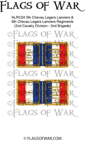 NAPF-1815-C-04 5th Chevau Legers Lanciers & 6th Chevau Legers Lanciers Regiments (2nd Cavalry Division - 2nd Brigade)