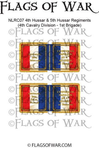 NLRC07 4th Hussar & 5th Hussar Regiments (4th Cavalry Division - 1st Brigade)