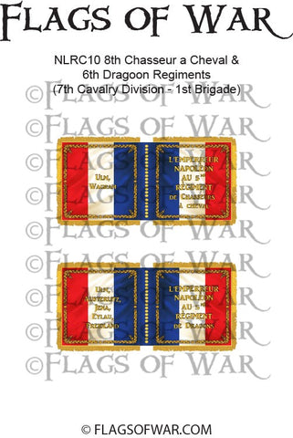 NAPF-1815-C-10 8th Chasseur a Cheval & 6th Dragoon Regiments (7th Cavalry Division - 1st Brigade)