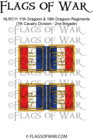 NAPF-1815-C-11 11th Dragoon & 16th Dragoon Regiments (7th Cavalry Division - 2nd Brigade)
