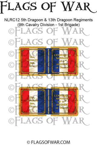 NAPF-1815-C-12 5th Dragoon & 13th Dragoon Regiments (9th Cavalry Division - 1st Brigade)