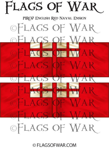 PIR07 English Red Naval Ensign